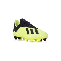Buty do piłki nożnej adidas X 18.3 FG. Czarne halówki męskie marki Adidas, ze skóry, do piłki nożnej. Za 328,20 zł.