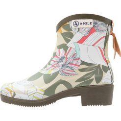 Buty zimowe damskie: Aigle MISS JULIETTE BOTTILION PRINT Kalosze khaki