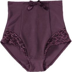 Figi shape Level 2 bonprix ciemny lila. Fioletowe majtki damskie bonprix, bez wzorów. Za 54,99 zł.