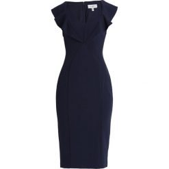 Coast BONITA RUFFLE SHIFT DRESS Sukienka etui navy. Niebieskie sukienki damskie Coast, bez wzorów, z elastanu, bez kołnierzyka, bez rękawów. W wyprzedaży za 405,30 zł.