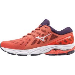 Buty Mizuno Wave Ultima 11 W Srebrno-Koralowe. Szare buty sportowe damskie marki Mizuno, bez wzorów, eleganckie, do biegania, mizuno wave. Za 539,99 zł.