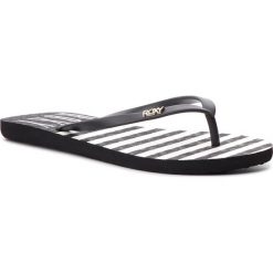 Japonki ROXY - ARJL100683 Bsp. Czarne klapki damskie Roxy, bez wzorów, z tworzywa sztucznego, bez obcasa. Za 69,00 zł.