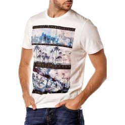 T-shirty męskie: T-shirt w kolorze kremowym