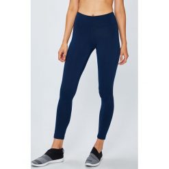 Reebok - Legginsy. Niebieskie spodnie damskie Reebok, s, z elastanu. Za 169,90 zł.