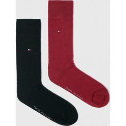 Tommy Hilfiger - Skarpety (2-pack). Niebieskie skarpetki męskie marki TOMMY HILFIGER, z elastanu. Za 54,90 zł.