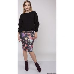 Sweter z fakturą, SWE160 czarny MKM. Czarne kardigany damskie marki Pakamera, w prążki. Za 118,00 zł.