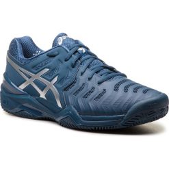 Buty sportowe męskie: Buty ASICS - Gel-Resolution Novak Clay E806N Peacoat/Silver 400
