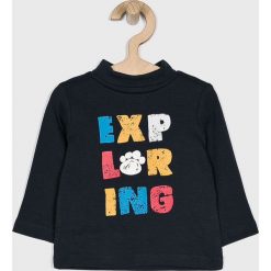 Blukids - Bluza dziecięca 68-98 cm. Niebieskie bluzy chłopięce Blukids, z nadrukiem, z bawełny, bez rękawów, bez kaptura. W wyprzedaży za 24,90 zł.