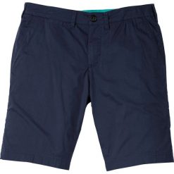 Bermudy chino bonprix ciemnoniebieski. Niebieskie spodenki i szorty męskie bonprix, m, bez wzorów. Za 49,99 zł.
