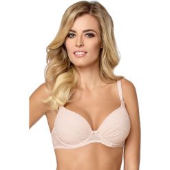 Biustonosz push-up Rafaela. Brązowe biustonosze Nipplex, w koronkowe wzory, z koronki. Za 118,99 zł.