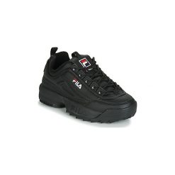 Buty Fila DISRUPTOR LOW WMN. Czarne trampki i tenisówki damskie Fila, bez wzorów, bez zapięcia. Za 489,00 zł.