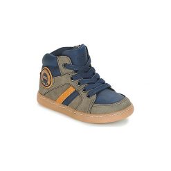 Buty Dziecko Kickers DEREK. Szare trampki chłopięce Kickers, bez wzorów, bez zapięcia. Za 101,40 zł.