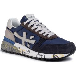 Sneakersy PREMIATA - Mick 4567 Blue. Niebieskie sneakersy męskie Premiata, na co dzień, bez wzorów, ze skóry, bez zapięcia. Za 869,00 zł.