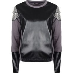 Trussardi Jeans Sweter. Szare swetry damskie Trussardi, z jeansu, długie. Za 349,00 zł.