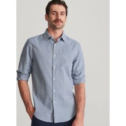 Wzorzysta koszula regular fit - Turkusowy. Niebieskie koszule męskie Reserved, m, bez wzorów, bez kołnierzyka, bez rękawów. Za 119,99 zł.