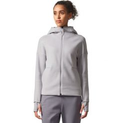 Bluzy rozpinane damskie: Adidas Bluza damska ZNE Hood2 Pulse szara r. S (BQ0099)