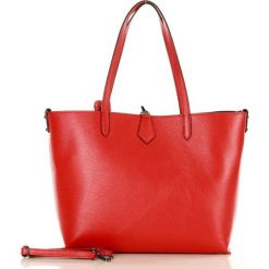 Marco mazzini torebka shopper xxl glamour czerwień makowa. Czerwone torby damskie na zakupy MAZZINI, bez wzorów, ze skóry, klasyczne, bez dodatków. W wyprzedaży za 329,00 zł.