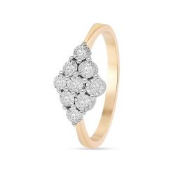 Piękny Pierścionek Złoty - złoto 585, Brylant 0,10ct. Żółte pierścionki damskie W.KRUK, z brylantem, złote. Za 2190,00 zł.