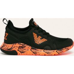 EA7 Emporio Armani - Buty. Czarne sneakersy męskie EA7 Emporio Armani, na sznurówki. Za 689,90 zł.