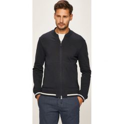 Armani Exchange - Bluza. Niebieskie bluzy męskie Armani Exchange, xl, bez wzorów, z elastanu, z kapturem, bez rękawów, bez kaptura. W wyprzedaży za 459,90 zł.