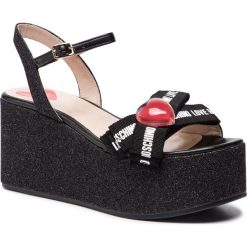 Sandały LOVE MOSCHINO - JA16188I07JH200A Nero. Klapki damskie Love Moschino. W wyprzedaży za 839,00 zł.