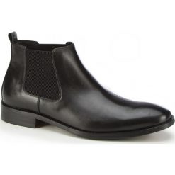 Buty męskie. Brązowe sztyblety męskie Wittchen, ze skóry, bez zapięcia. W wyprzedaży za 299,90 zł.