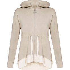 Bluza DEHA EASY. Brązowe bluzy damskie Deha, bez wzorów, z dzianiny, bez rękawów, z kapturem. W wyprzedaży za 265,00 zł.