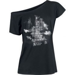 Bluzki asymetryczne: Harry Potter Choices Koszulka damska czarny