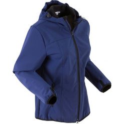 Kurtka softshell z kapturem bonprix kobaltowy. Niebieskie kurtki damskie bonprix, bez wzorów, z softshellu. Za 189,99 zł.
