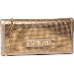 Torebka LOVE MOSCHINO - JC4252PP0AKL190A Platino. Żółte torebki klasyczne damskie Love Moschino, bez wzorów, ze skóry ekologicznej, wizytowe, na ramię, bez dodatków. Za 689,00 zł.