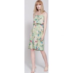 Sukienki: Zielona Sukienka Flames Of Flowers