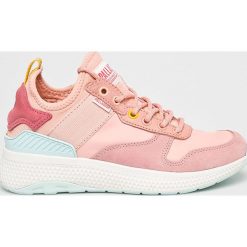 Palladium - Buty. Pomarańczowe buty sportowe damskie Palladium, bez wzorów, ze skóry, sportowe. W wyprzedaży za 279,90 zł.