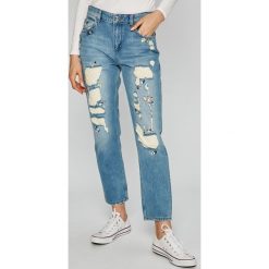 Liu Jo - Jeansy New Precious. Niebieskie proste jeansy damskie marki Liu Jo. W wyprzedaży za 499,90 zł.