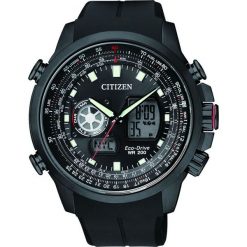PROMOCJA ZEGAREK CITIZEN Promaster JZ1065-05E. Czarne zegarki męskie CITIZEN, ze stali. W wyprzedaży za 769,00 zł.