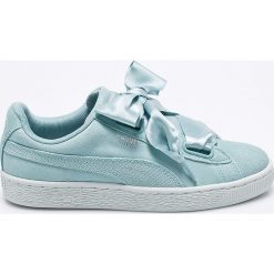 Puma - Buty Suede Heart Pebble Wn's. Niebieskie buty sportowe damskie Puma, bez wzorów, ze skóry, sportowe. W wyprzedaży za 139,90 zł.