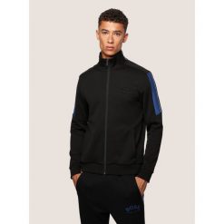 Bluza Boss Skaz 50430562. Czarne bluzy męskie Boss, xxl, bez wzorów, bez kołnierzyka, bez rękawów, bez kaptura. Za 799,00 zł.