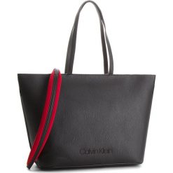 Shopper bag damskie: Torebka CALVIN KLEIN BLACK LABEL – Pop Touch Shopper K60K604286 001