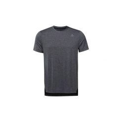 T-shirty z krótkim rękawem Reebok Sport Koszulka WOR Mélange Tech Top. Czarne koszulki męskie marki Reebok Sport, s, bez wzorów, sportowe, bez kołnierzyka, krótkie. Za 99,95 zł.