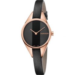Calvin Klein Rebel Zegarek Czarny. Czarne zegarki damskie Calvin Klein, ze stali. Za 1102,95 zł.