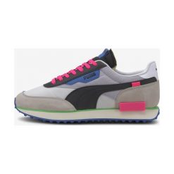 Puma Future Rider Play On Tenisówki Szary Wielokolorowy. Szare trampki męskie Puma, bez wzorów, ze skóry, bez zapięcia. Za 395,95 zł.