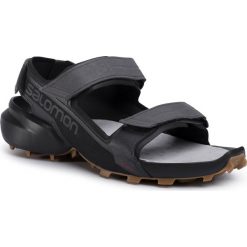Sandały SALOMON - Speedcross Sandal 409769 32 M0 Magnet/Black/Black. Szare sandały męskie Salomon, ze skóry ekologicznej, bez zapięcia. Za 439,00 zł.