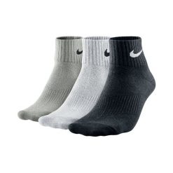Skarpety Nike 3PPK Lightweight Quarter (S,M) (SX4706-901). Szare bez kategorii marki Nike. Za 39,99 zł.