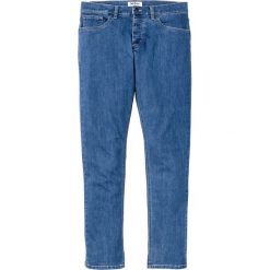 Dżinsy ze stretchem i poliestrem z recyklingu Slim Fit, przyjazne dla środowiska bonprix niebieski "stone”. Niebieskie jeansy męskie bonprix, m, bez wzorów. Za 109,99 zł.