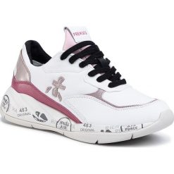 Sneakersy PREMIATA - Scarlett 4523 White/Pink. Białe półbuty damskie Premiata, z zamszu. Za 879,00 zł.