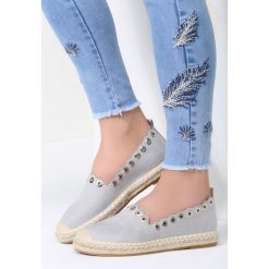 Espadryle damskie: Szare Espadryle This Is Love