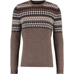 Swetry klasyczne męskie: Benetton Sweter braun