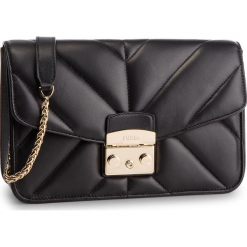 Torebka FURLA - Metropolis 993647 B BUT1 2Q0 Onyx. Czarne torebki klasyczne damskie Furla, ze skóry. Za 1815,00 zł.