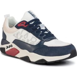 Sneakersy NAPAPIJRI - Lake NP0A4ES90 White Navy 1A1. Niebieskie sneakersy męskie Napapijri, na co dzień, bez wzorów, ze skóry ekologicznej, klasyczne, bez zapięcia. Za 549,00 zł.