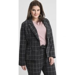 Marynarki i żakiety damskie: Missguided Plus CURVE CHECKED JACKET Żakiet navy