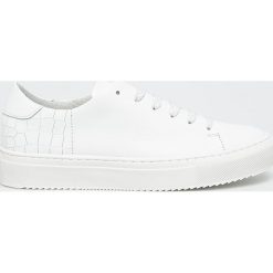 Tamaris - Buty. Białe buty sportowe damskie Tamaris, bez wzorów, ze skóry, sportowe. W wyprzedaży za 219,90 zł.